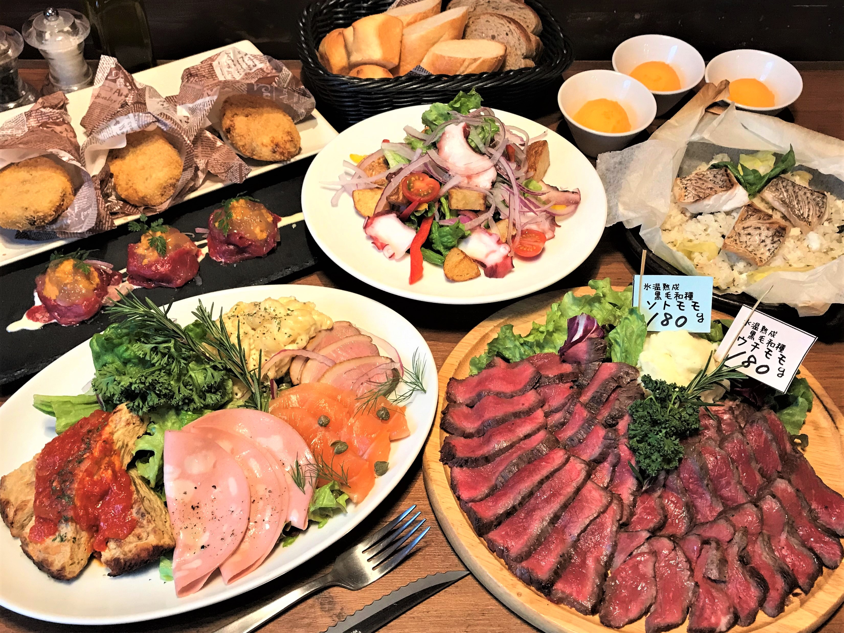熟成肉3980円コース