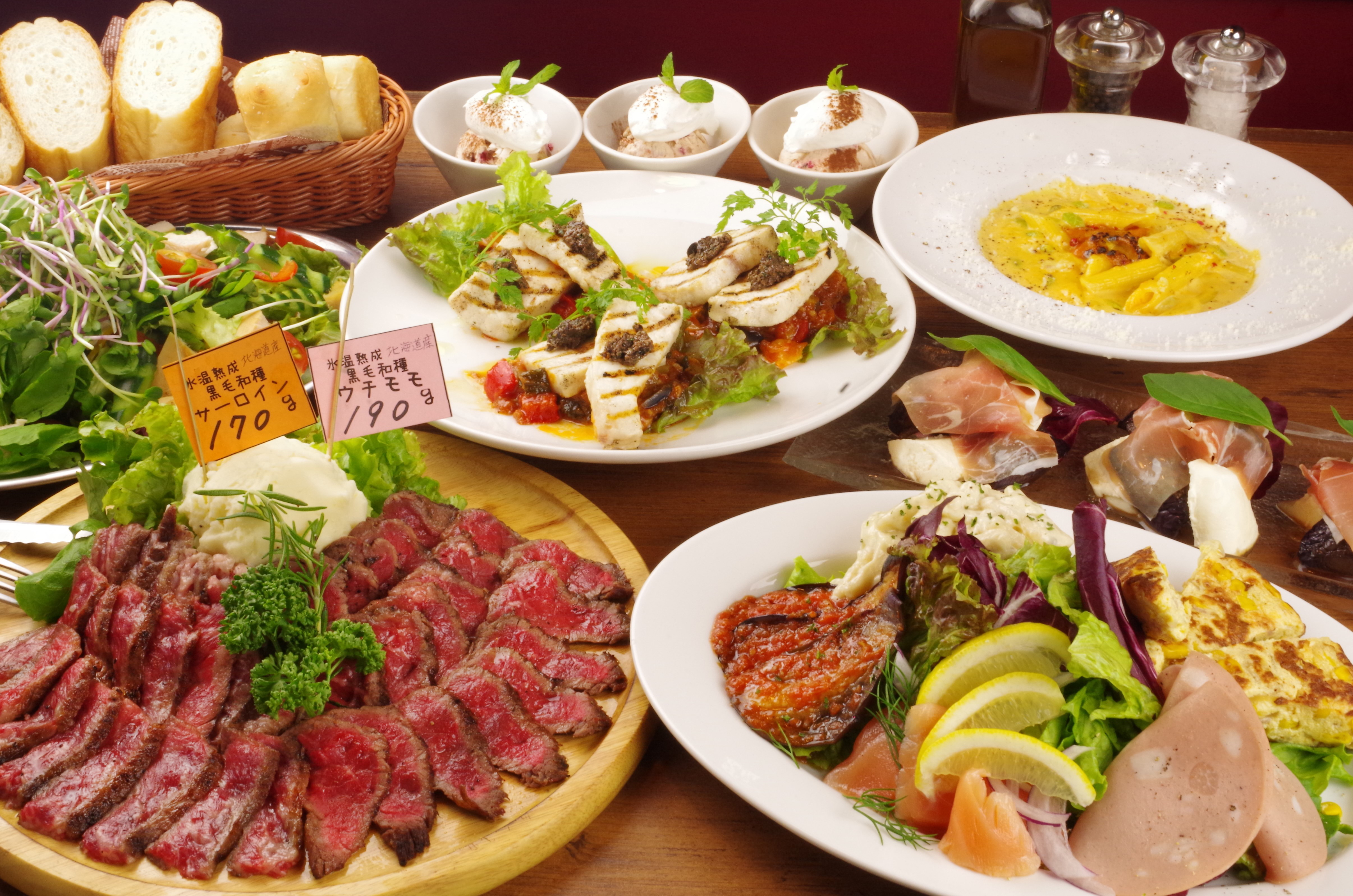 熟成肉4980円コース